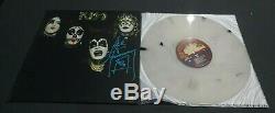 KISS 45th Anniversary Swirls 180 Gram Vinyl Limited SIGNED ACE FREHLEY AUTOGRAPH