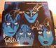 Kiss Creatures Of The Night Minty Signed In Silver By All Four Members Vinyl Lp