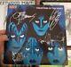 Kiss Creatures Of The Night Signed Autographed All Four Members Vinyl Lp