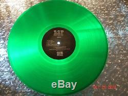 KISS Eric Singer Project ESP LP Green Vinyl Autographed Pressing Ace Frehley