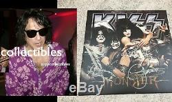 KISS MONSTER Vinyl signed Autograph Paul Stanley, Gene Simmons ALL BAND + PROOF