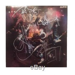 KISS Signed Vinyl Gene Simmons Paul Stanley Ace Frehley Peter Criss Autograph