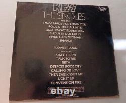 KISS THE SINGLES RARE LP AUSTRALIA ONLY Vinnie Vincent Autographed 8x10 Included