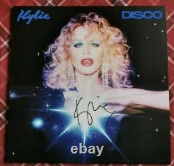 KYLIE DISCO Signed Blue Vinyl. NEW. Rare. FREE U. K. POSTAGE