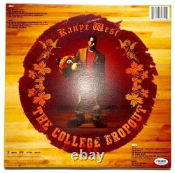 Kanye West PSA/DNA Autographed College Dropout Vinyl LP Rare