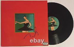 Kanye West Signed My Beautiful Dark Twisted Fantasy 3x Lp Vinyl Record +beckett