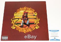 Kanye West Signed The College Dropout Vinyl Record Album Lp Beckett Coa Proof