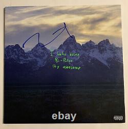 Kanye West Signed Vinyl Beckett COA Ye Kids See Ghosts Album Record BAS Yeezy