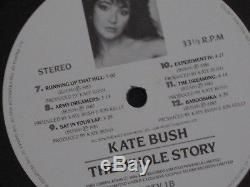 Kate Bush'The Whole Story' 12 vinyl LP. Hand signed. KBTV 1. Gatefold album VGC