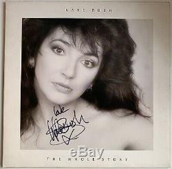 Kate Bush The Whole Story Hand Signed Autographed Vinyl Lp Album