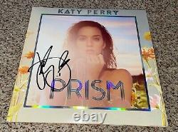 Katy Perry Signed Vinyl Album Prism With Proof
