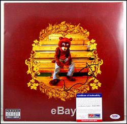 Kayne West Autographed Signed The College Dropout Vinyl Record Album Psa Coa