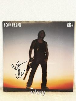 Keith Urban Signed Autographed High Vinyl Record Beckett Authenticated Rare