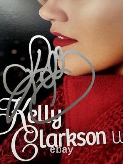 Kelly Clarkson Signed Wrapped In Red Vinyl Record Album Lp'christmas' Proof Jsa