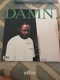 Kendrick Lamar DAMN Limited Red Vinyl Autographed / Signed with T-SHIRT