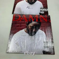 Kendrick Lamar Damn. Autographed Limited Red Opaque Vinyl LP Record Signed