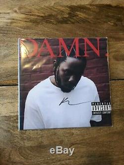 Kendrick Lamar Damn. Limited Red Colored Vinyl Signed Autographed Hip Hop