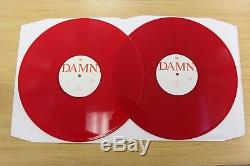 Kendrick Lamar Damn. Rare / Limited Edition Red Vinyl Autographed