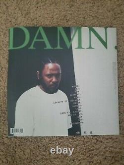 Kendrick Lamar Damn Signed Red Vinyl OPENED/READ DESCRIPTION bad condition
