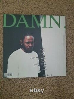 Kendrick Lamar Damn Signed Red Vinyl OPENED/READ DESCRIPTION bad condition