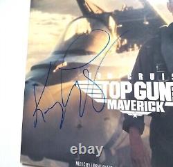 Kenny Loggins REAL SIGNED Top Gun Maverick White Vinyl Record Soundtrack JSA COA