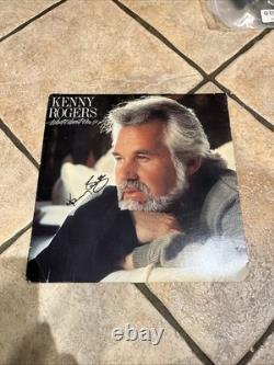 Kenny Rogers WHAT ABOUT ME Signed Autographed Vinyl Record Album