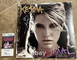 Kesha Ke$ha signed autograph Animal vinyl record purple JSA COA