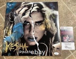Kesha Ke$ha signed autograph Cannibal red vinyl record JSA COA