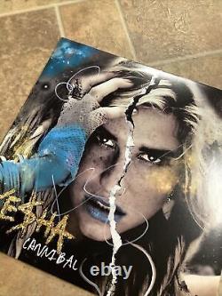 Kesha Ke$ha signed autograph Cannibal red vinyl record JSA COA