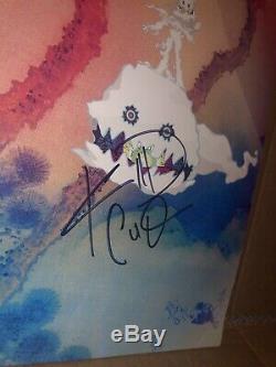 Kids See Ghosts Autographed Kanye West & Kid Cudi Vinyl Record LP Yeezus PROOF