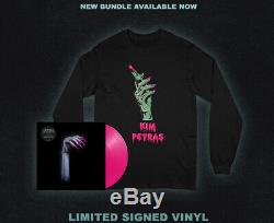 Kim Petras LIMITED SIGNED VINYL and LIPSTICK LONG SLEEVE Shirt SMALL Preorder
