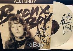 Kiss Ace Frehley Signed Twice Bronx Boy 12 LP Colored Vinyl LIMITED Edition
