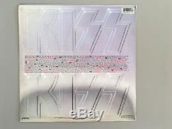 Kiss Double Platinum Original 4 Signed Vinyl Record Album Lp Stanley Simmons Coa