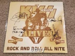 Kiss Kruise V Autographed Vinyl Record 2015 Official Cruise Gift Signed By Band