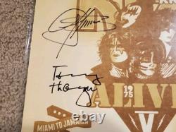 Kiss Kruise V Autographed Vinyl Record 2015 Official Cruise Gift Signed By Band