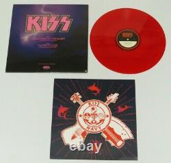 Kiss Kruise VI Autographed Red Colored Vinyl Creatures Of The Night