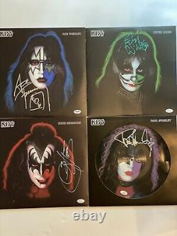 Kiss Signed Album/record/vinyl By all 4 members Rare JSA/PSA