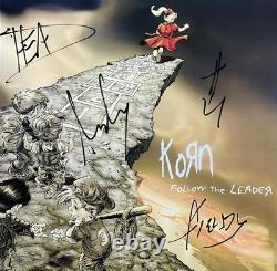 Korn Signed Follow The Leader Vinyl Jonathan Davis Head Fieldy Munky