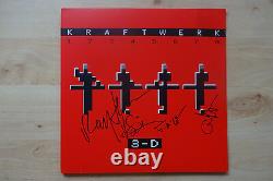 Kraftwerk full signed LP-Cover 3-D Vinyl