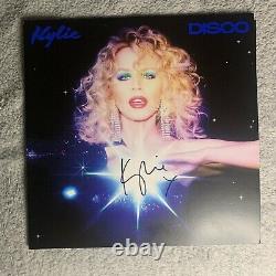 Kylie Minogue DISCO Signed Blue Vinyl Worldwide Shippingread Description