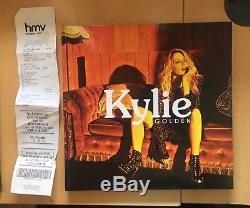 Kylie Minogue Golden Super Deluxe Edition VINYL CD Authograped SIGNED HMV NEW