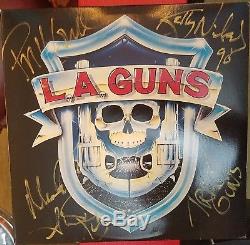 L. A. Guns Autographed Debut Vinyl Lp