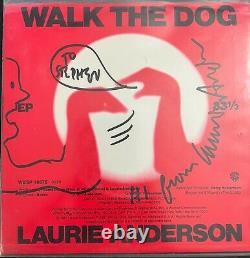LAURIE ANDERSON O Superman/Walk The Dog, NEAR MINT, ORIG 1981 US 45 SIGNED