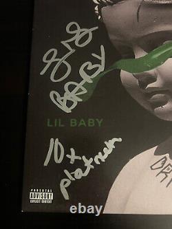 LIL Baby Signed Drip Harder Lp Vinyl Record Album Autographed Rapper +jsa Coa
