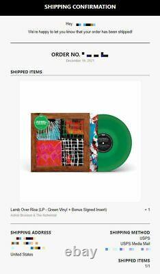 Lamb Over Rice Action Bronson X Alchemist Signed Autographed Green Vinyl /500