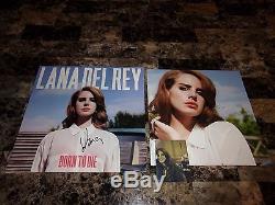 Lana Del Rey Rare Authentic Hand Signed Vinyl LP Record Born To Die Candid Photo