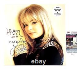 LeAnn Rimes Signed Vinyl Record How Do I Live Country Music JSA Certified Rare