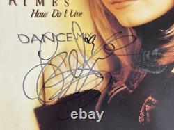 LeAnn Rimes Signed Vinyl Record How Do I Live Country Music JSA Certified Rare