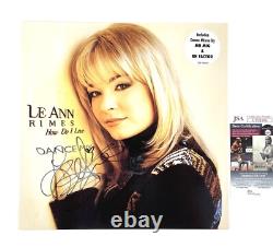 LeAnn Rimes Signed Vinyl Record How Do I Live Country Music JSA Certified Rare