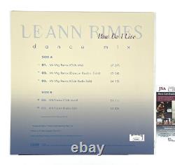 LeAnn Rimes Signed Vinyl Record How Do I Live Country Music JSA Certified Rare